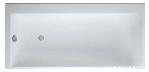 Ванна акриловая Cersanit Smart 63350 (WP-SMART*170-L) 170x80 R, ЛЕВАЯ, БЕЗ ножек Cersanit 501000, ZZ Cersanit smart 63350  (WP-SMART*170-L)