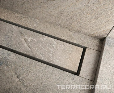 Дренажный канал,прямой 1500мм,(лоток 1448мм),для натур.камня,основа д/ приклеив.камня в компл(БЕЗ опор арт.66000х и сиф.арт.650000/1/2/3/4)TecelinusZZ Tece TECElinus 651500