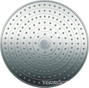 Верхний душ, лейка d300мм, c потолочным кронштейном 100мм, 2 типа струи Rain и RainAir, (цв. хром),  ZZ Hansgrohe Raindance Select S 27337000