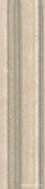 Керамическая плитка Kerama Marazzi Золотой пляж Багет темный беж XX5x20 Бежевый, фото 3