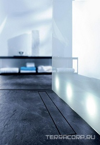 Дренажный канал,прямой 900мм,(лоток 848мм),для натур.камня,основа для приклеив.камня в компл,(БЕЗ опор арт.66000х и сиф.арт.650000/1/2/3/4)TecelinusZZ Tece TECElinus 650900