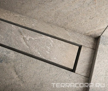 Дренажный канал,прямой 900мм,(лоток 848мм),для натур.камня,основа для приклеив.камня в компл,(БЕЗ опор арт.66000х и сиф.арт.650000/1/2/3/4)TecelinusZZ Tece TECElinus 650900