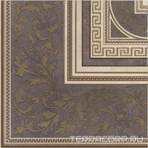 Керамогранит Kerama Marazzi Орсэ Декор  ковер угол лаппатированный 40.2x40.2 Коричневый 