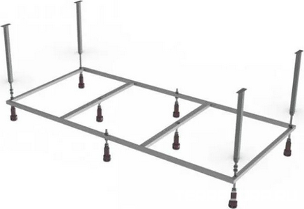 Каркас сварной + установочный комплект 170*70 Optima/Анапа MIRSANT "Premium"NEW без сифона, ZZ Mirsant Алушта КА17070