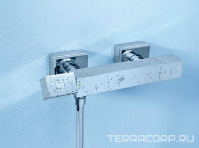 Термостат для душа , без аксессуаров, хром ZZ Grohe Grohtherm Cube 34488000