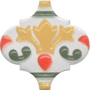 Керамическая плитка Kerama Marazzi Арабески Майолика OS\A28\65000 Декор  орнамент6.5x6.5 Комбинированный 