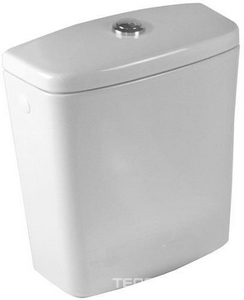 Бачок для унитаза, подвод воды сзади, снизу, слева, механизм двойного смыва 3/6л. в компл.,  ZZ Hatria Le Fiabe Y0X601