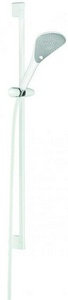 Душевой гарнитур  3s  (штанга 900 мм, лейка, шланг), белый/хром XX Kludi Fizz 6774091-00