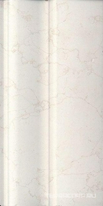 Керамическая плитка Kerama Marazzi Белгравия Плинтус  светлый обрезнойXX l15x30 Белый 