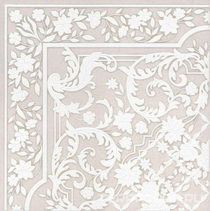 Керамогранит Kerama Marazzi Сорбонна Декор   ковер угол  50.2x50.2 Бежевый 