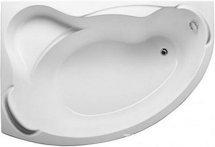 Акриловая ванна 1MarKa  L 160х110 см, аэромассаж (035079; Ar, сфLuxe, рск), каркас, сифон в комплекте, ZZ 1Marka Catania 035079 АМ
