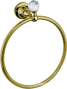 Полотенцедержатель-кольцо, (цв.бронза, Swarovski),  ZZ Cezares Olimp OLIMP-RN-02-Sw