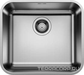Мойка кухонная Blanco Supra 450 U сталь с клапаном| 43x48x17