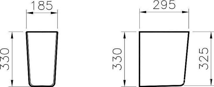 Полупьедестал для раковины, цв.белый ZZ Vitra S20 5281B003-7201