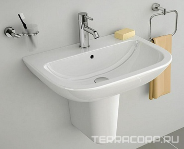 Полупьедестал для раковины, цв.белый ZZ Vitra S20 5281B003-7201