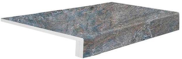 Ступени Kerama Marazzi Бромли Ступень Евро Проходная Проходная серый темный (n033302)40.2x40.2 Серый, фото 3