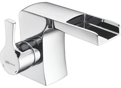 Смеситель для раковины, без донного клапана, хром ZZ Wasserkraft berkel 4869