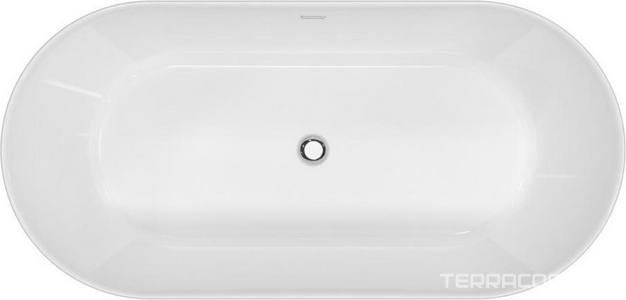 Ванна акриловая свободностоящая 1580x740x430 мм, цвет белый ZZ BelBagno Универсал BB306-1585