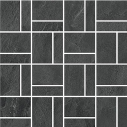 Декор Про Слейт антрацит мозаичный |30x30