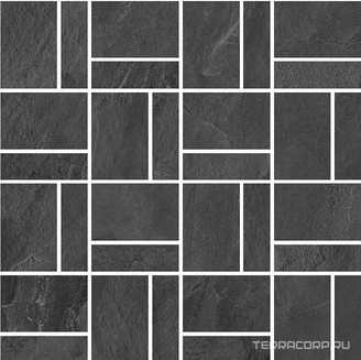 Декор Про Слейт антрацит мозаичный |30x30