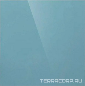 Керамогранит Уральский гранит Уральские фасады Грес Уральский UF008 голубой моноколор полированный60x60 Голубой 