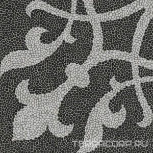 Керамогранит Kerama Marazzi Багатти  белый чёрный обрезной KLZZ80x80 Черный 