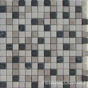 Мозаика Спектр-М Натуральный камень Мозаика из камня на сетке М20-131-20Т 30.5x30.5 Комбинированный 