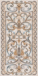 Мозаика беж декорированный лапп. обр. гр. 119,5х238,5| ZZXX