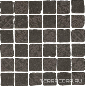 Керамогранит Kerama Marazzi Про Фьюче  коричневый мозаика дек. SAB+BR (гр.) 30x30 ZZ Коричневый 