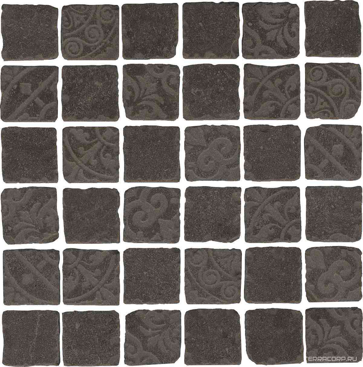Про Фьюче коричневый мозаика дек. SAB+BR (гр.) 30x30| ZZ