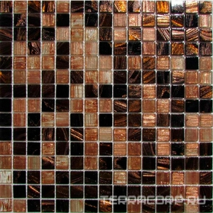 Мозаика Спектр-М Микс стекло Мозаика из стекла на сетке SH-035 32.7x32.7 Комбинированный 