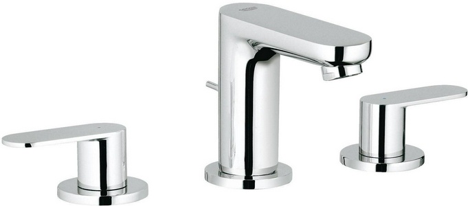 Смеситель для раковины на три отверстия, цв. хром, ZZ Grohe Eurosmart Cosmopolit 20187000