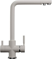 Смеситель Ulgran U-016 331 белый, для кухонной мойки| 14x33x20