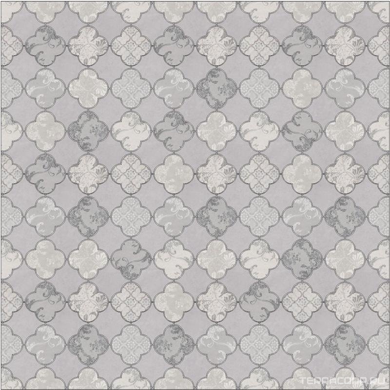 Мозаика Kerama Marazzi Универсал Модульное панно Marciana(n057475,n057481)38x38 Серый, фото 3