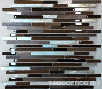 Мозаика Спектр-М Микс Мозаика из металла на сетке A10-108 30x30 Комбинированный 