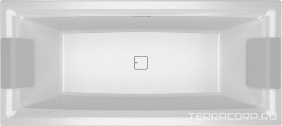 Ванна 180х80см, без ножек/рамы, панелей, слива-перелива, (акрил цв.белый), Still Square ZZ