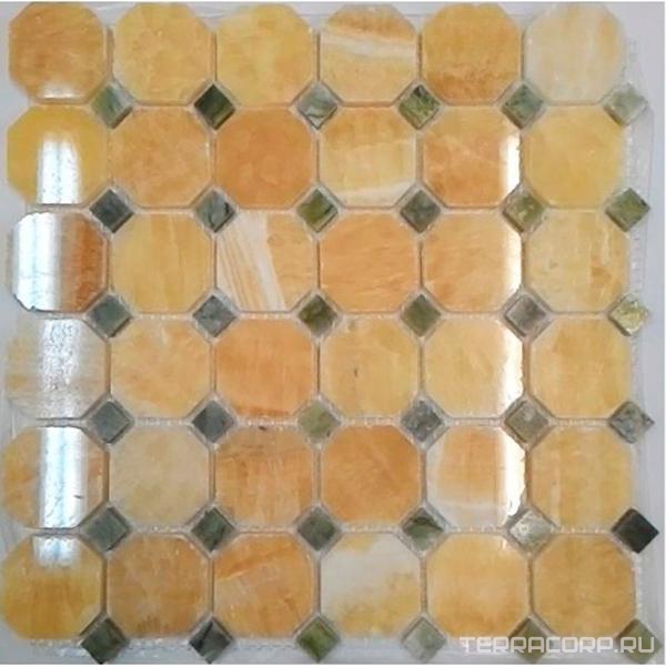 Мозаика Спектр-М Натуральный камень Мозаика из камня на сетке М20-218Р 30.5x30.5 Комбинированный, фото 3