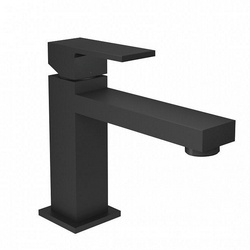 Смеситель для раковины FUTURA однорычажный без донного клапана 3/8, матовый черный XX