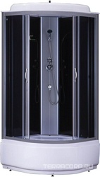 Душевая кабина  CS-6690 G 90х90х215, закрытая, c крышей, поддон 40 см, .хром, ZZ