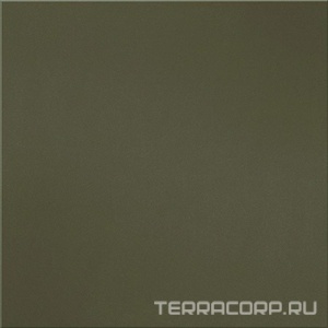 Керамогранит Уральский гранит Уральские фасады Грес Уральский UF037 хаки моноколор матовый60x60 Коричневый 