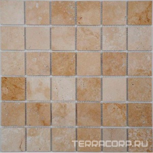 Мозаика Спектр-М Натуральный камень Мозаика из камня на сетке Т20-162-48Р 30.5x30.5 Комбинированный 