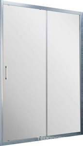 Душевая дверь в нишу  155 см, профиль матовый хром, стекло сатин, покрытие BriteGuard, ZZ Vegas Glass ZP NOVO ZP NOVO h2000 155 07 10 + BriteGuard