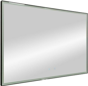 Зеркало 1200x800мм, с встроенной Led подсветкой, сенсорн.выключ., и функц.антизапотевания, Art&Max  ZZ Art & Max Arezzo AM-Are-1200-800-DS-FC-H-Nero