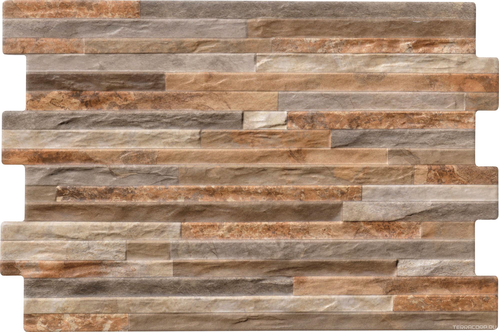 Керамогранит Gresart Linea Slate 33x47 Коричневый, фото 4