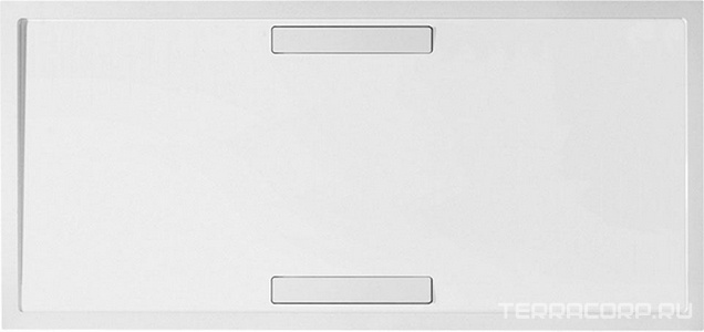 Поддон д/душа прямоуг.1400х900хh18/100мм, двойной сифон в комплекте, ножки, опора, уплотнитель в компл., (кварил, цв.белый глянц.),  ZZ Villeroy & Boch Squaro UDQ1490SQR2V-01