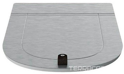 Сиденье для унитаза, БЕЗ микролифта, (петли цв.inox), The One ZZ