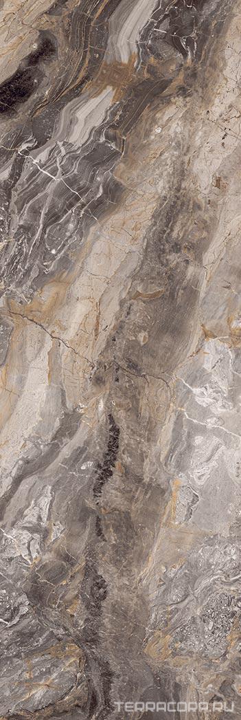 Керамогранит Kalesinterflex Marbles Asteroid 5.5 mm 100x300 Серый, фото 5