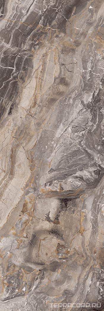 Керамогранит Kalesinterflex Marbles Asteroid 5.5 mm 100x300 Серый, фото 7