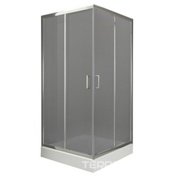 Душевой уголок 800х800хh1850мм, квадрат, (стекло прозрачное 5мм, фурн.цв.хром), Uno ZZ
