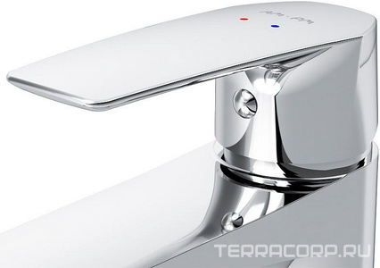 Смеситель для раковины , БЕЗ донного клапана, цв.хром AMPM Gem F90A02100